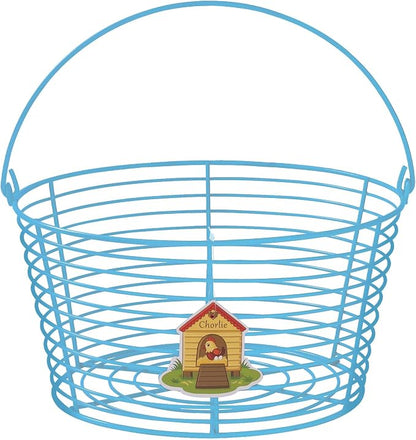 Colorful Metal Mesh Wire Egg Collecting Basket by Unknown