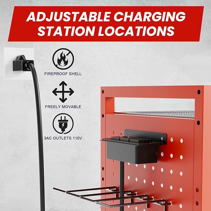 Heavy-Duty Power Tools Organizer Cart - Image 3