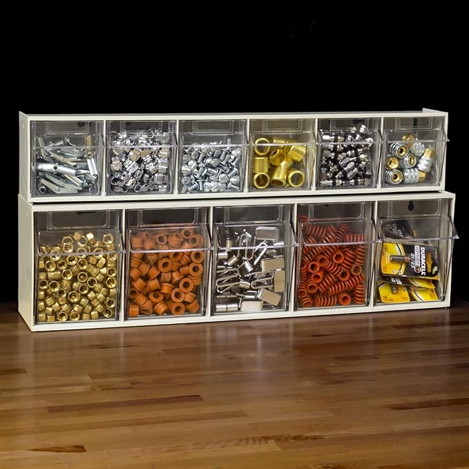 Akro-Mils TiltView Plastic Storage Cabinet - Image 4
