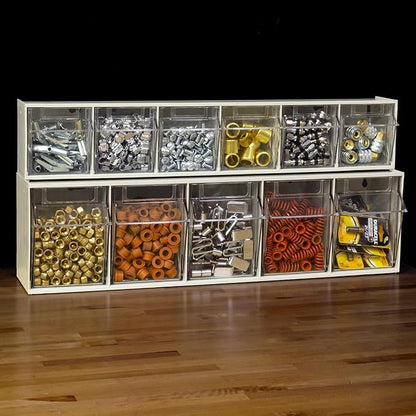 Akro-Mils TiltView Plastic Storage Cabinet - Image 2