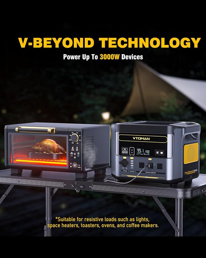 VTOMAN FlashSpeed 1500 Portable Power Station 1548Wh - Image 8