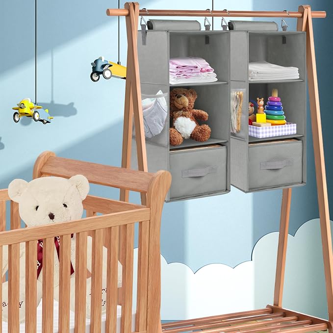 punemi 3-Shelf Hanging Closet Organizer, 2 Pack Closet Hanging Organizer - Image 7