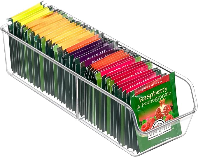FUCDTEFC Tea Bag Organizer, Tea Bag Holder Box Storage Bin, Sugar Packet by FUCDTEFC