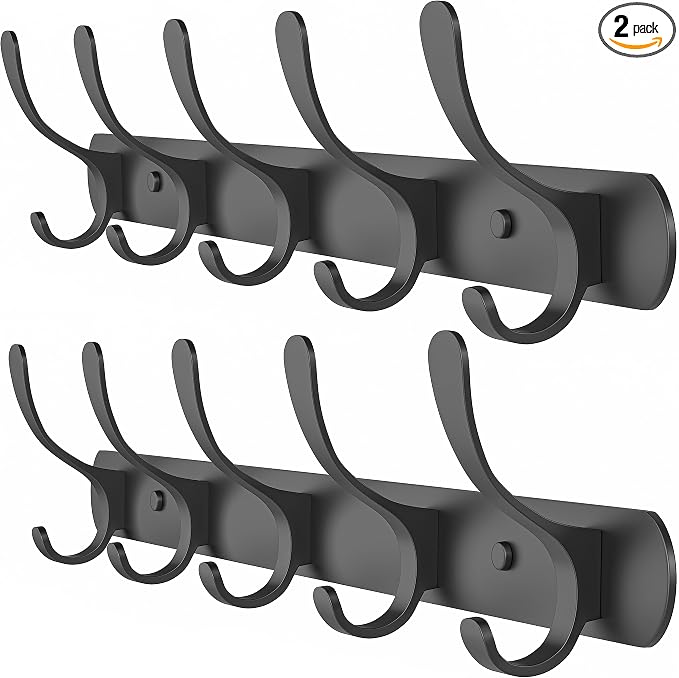 Black Coat Rack Wall Mounted by SAYONEYES