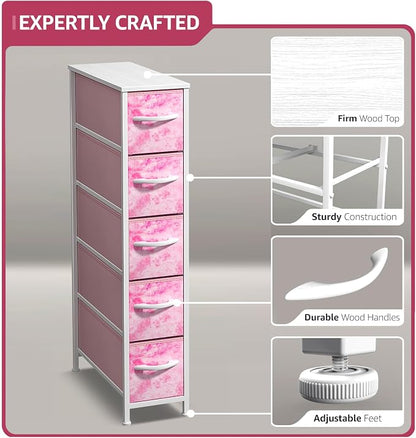 Sorbus Kids Dresser with 5 Drawers - Image 4