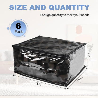 Clear Zippered Storage Bags Plastic Sweater Storage Bags - Image 2