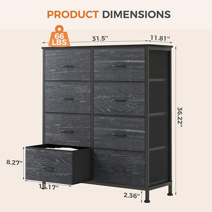 Sweetcrispy 8 Drawer Fabric Dresser - Image 3