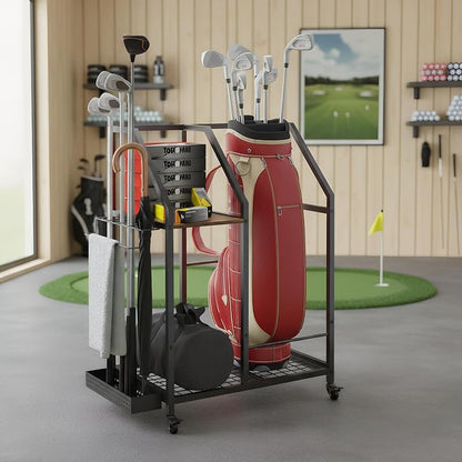Golf Storage Organizer for Garage, Golf Bag Storage Rack - Image 8