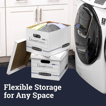 Bankers Box 4-Pack Basic Duty File Storage Boxes - Image 6