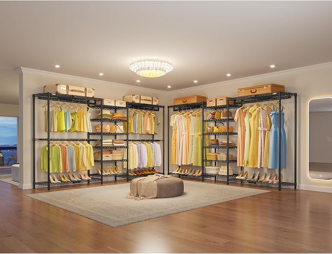 VIPEK X3 Plus Large Expandable Closet Rack Adjustable from 5'10" to 8'8" - Image 4