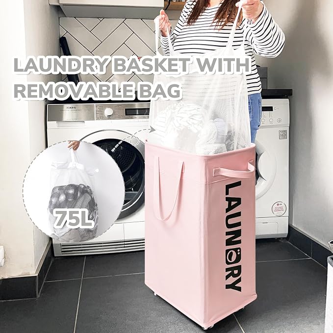 CHICVITA 75L Laundry Hamper - Image 4