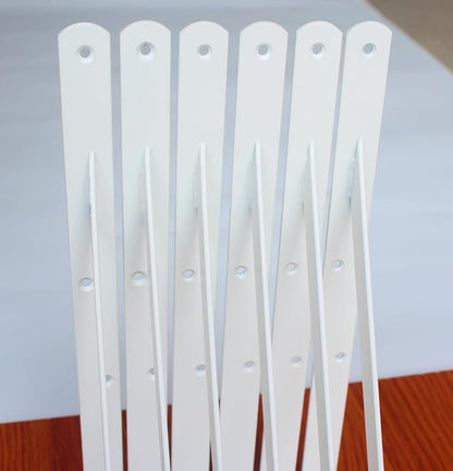 8 Pack L14 x H 10" White Heavy Duty Shelf Brackets - Image 6