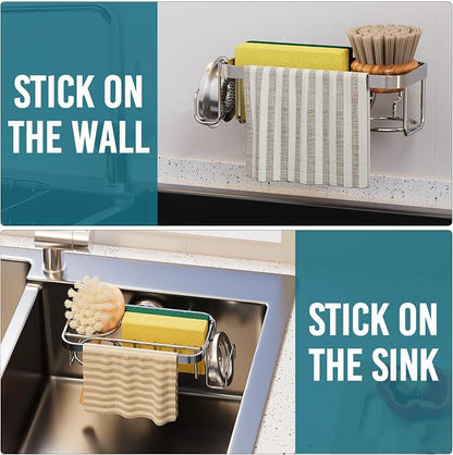 TAILI 4-in-1 Sponge Holder for Kitchen Sink - Image 8