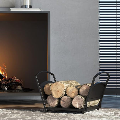 Fire Beauty Fireplace Log Holder Folding Firewood Rack, Stacking Rack, Storage - Image 2