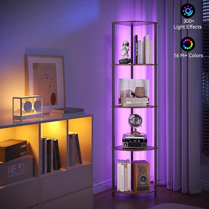 SUNMORY 5 Tier Corner Shelf - Image 3