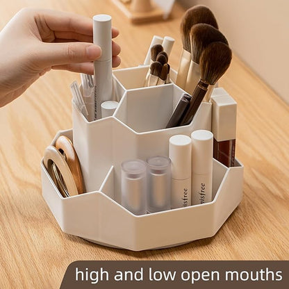 360° Rotating Makeup Brush Holder Organizer - Image 4