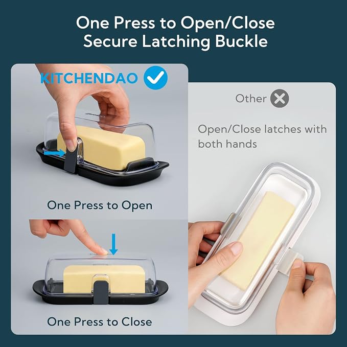 KITCHENDAO Airtight Butter Dish - Image 2