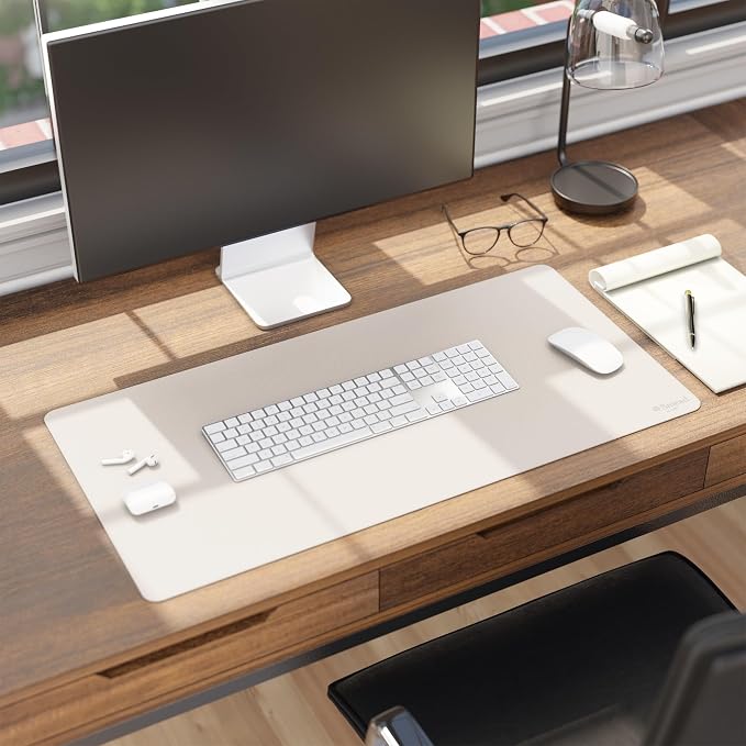 Smead Desk Pad, Vegan Leather Desk Mat - Image 7
