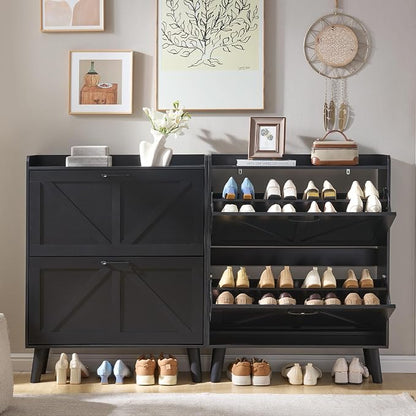 LEYAOYAO Shoe Cabinet Storage for Entryway - Image 7