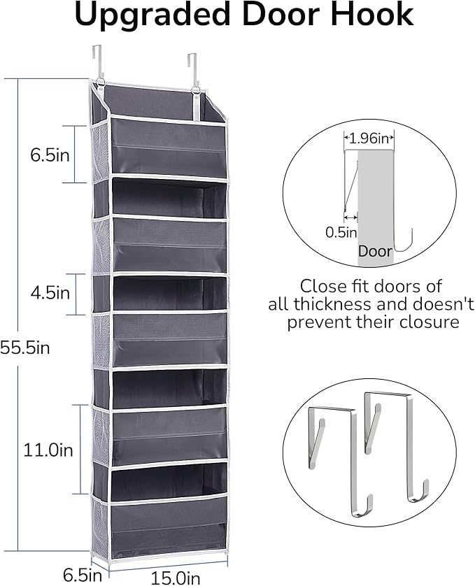 ULG 1 Pack Over Door Organizer - Image 5