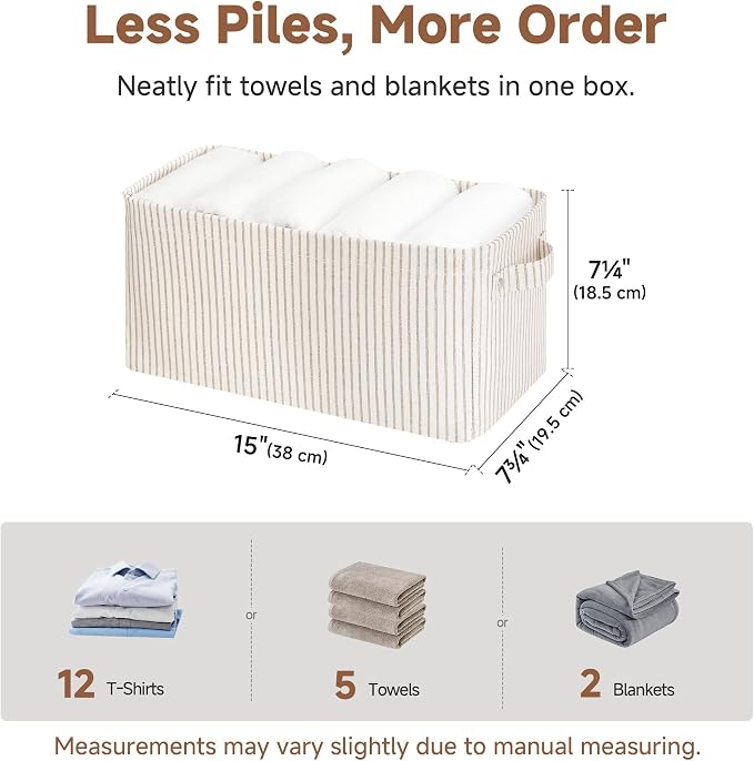 StorageWorks Narrow Storage Bins, Small Basket - Image 6