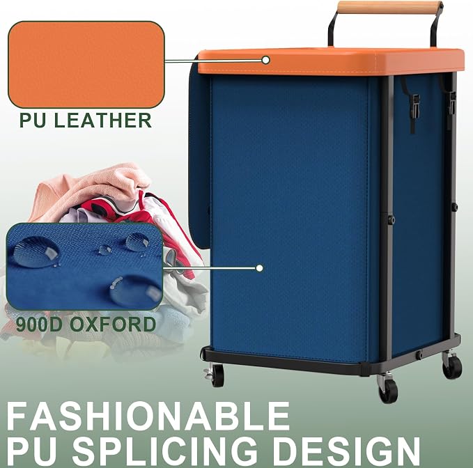 150L Extra Large Fashion Laundry Basket - Image 4