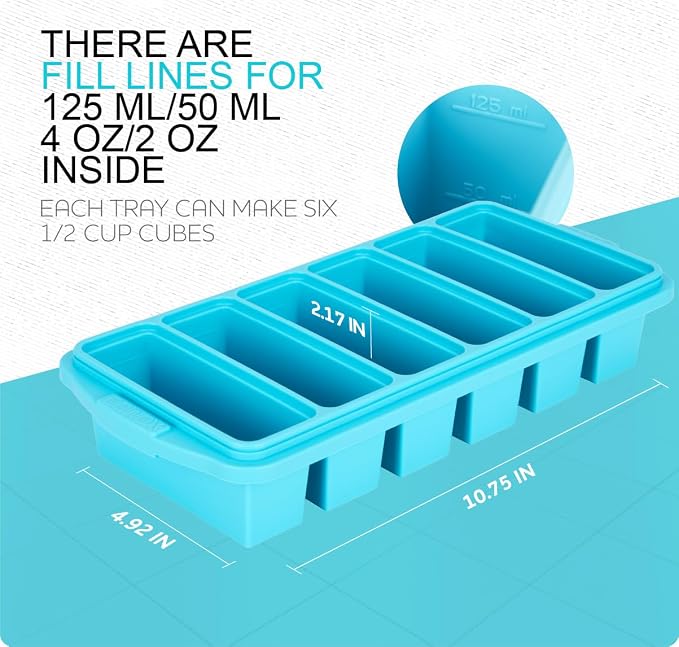 1/2 Cup Silicone Freezer Tray - Image 5