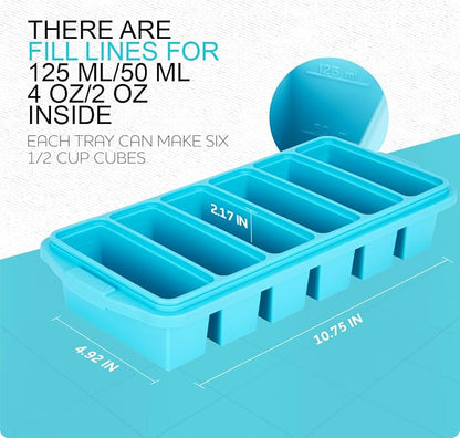 1/2 Cup Silicone Freezer Tray - Image 5