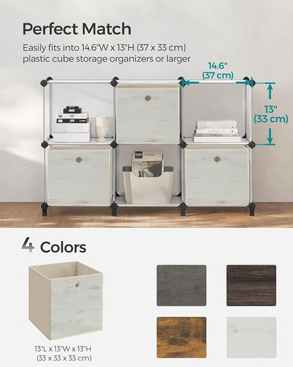 SONGMICS Storage Cubes, Foldable Oxford Fabric and Non-Woven Fabric Storage - Image 6