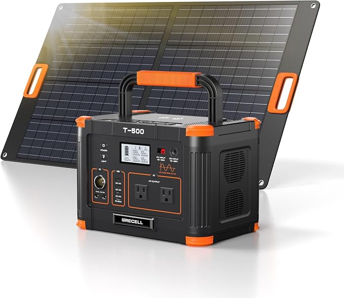500W Portable Power Station by GRECELLPOWERSTATION