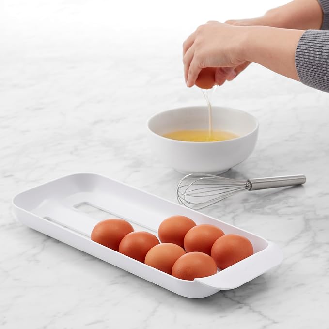YouCopia FridgeView Rolling Egg Holder, BPA-Free Stackable Eggs Organizer - Image 7
