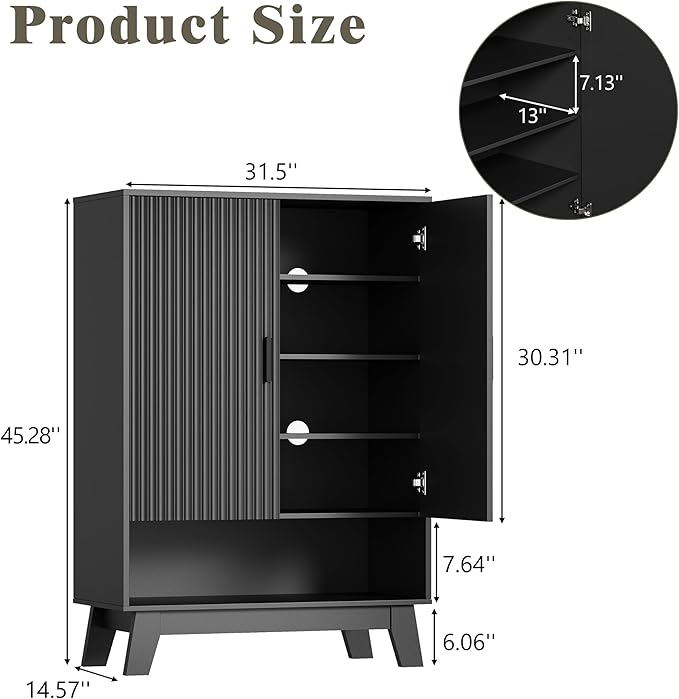 Shoe Cabinet Storage for Entryway - Image 2