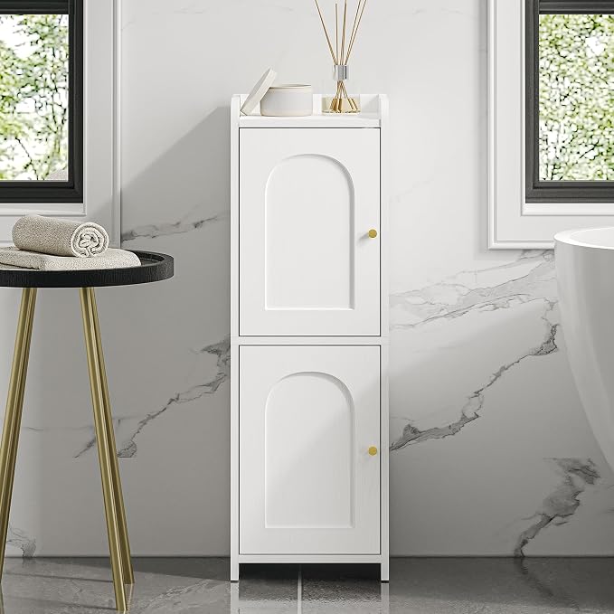 Hzuaneri Bathroom Storage Cabinet, Small Corner Floor Cabinet by Hzuaneri