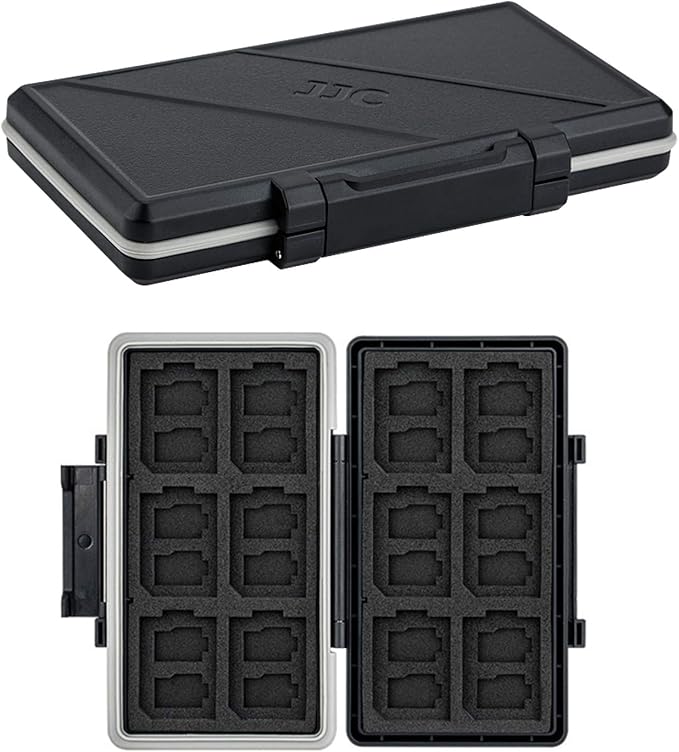 36 Slots Memory Card Case Water-Resistant Anti-Shock Memory Card Wallet by JJC