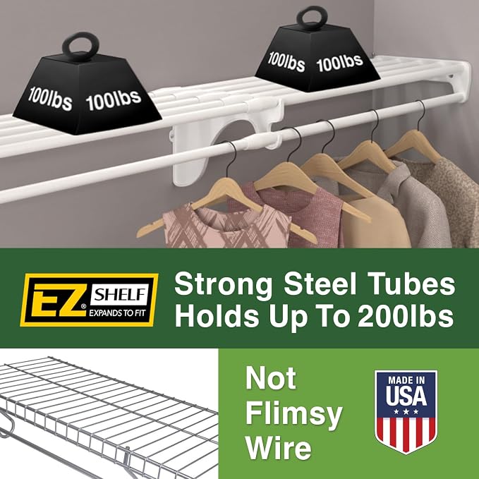 EZ Shelf Expandable Closet Kit - Image 3