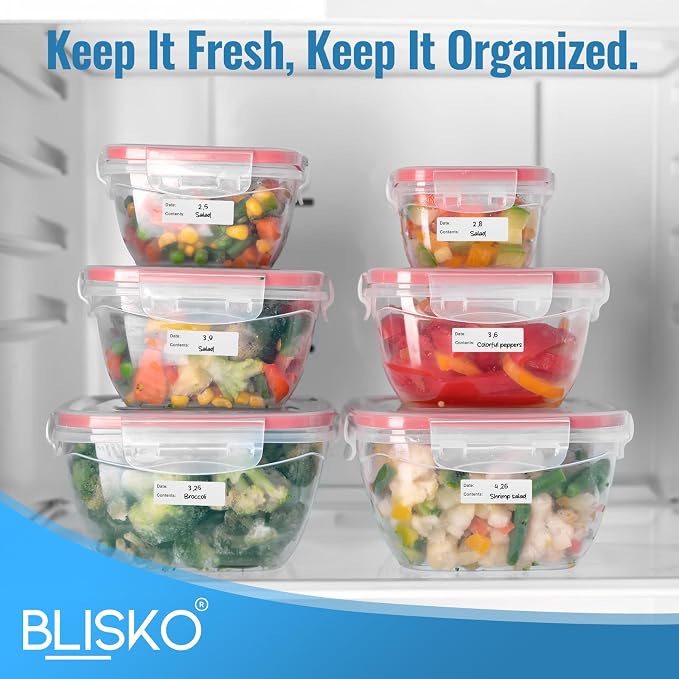 500 Pcs Freezer Labels, 1 x 3 Inch Refrigerator Food Label Stickers, No Residue - Image 4