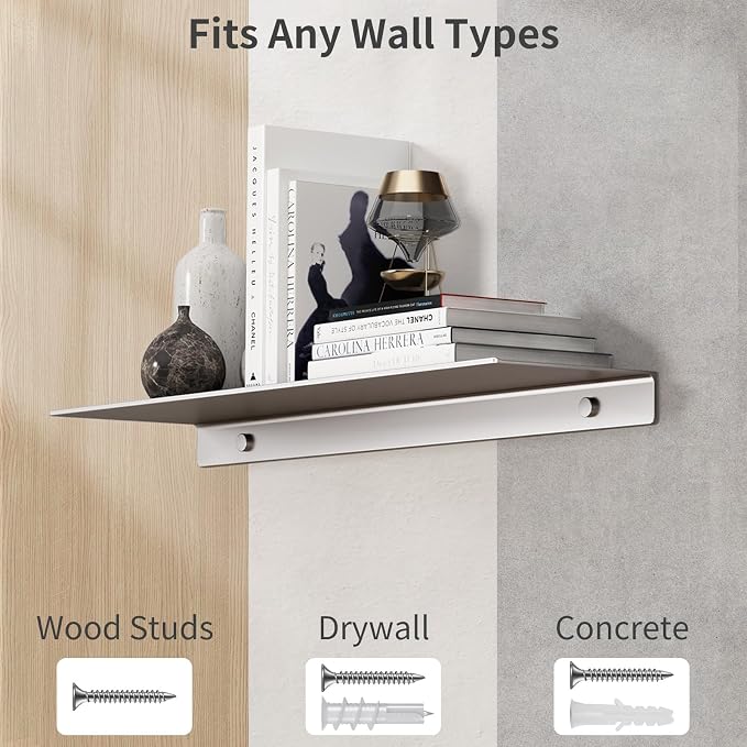 Danpoo 20 inch Gray Floating Shelf - Image 7