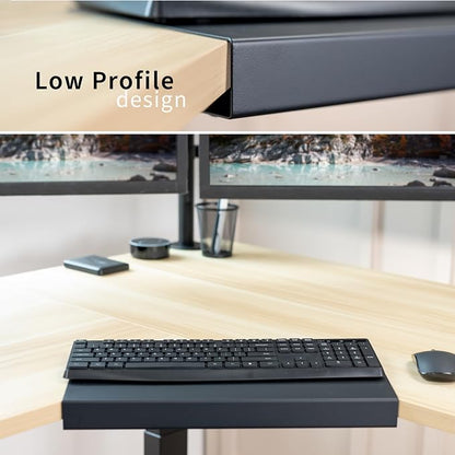 VIVO 17 inch Corner Desk Connector Platform - Image 6