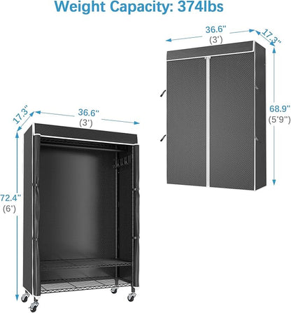 VIPEK R3C Rolling Clothes Rack - Image 7