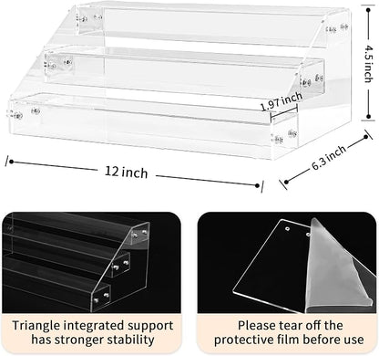12" Acrylic Riser, Shelves - Image 7