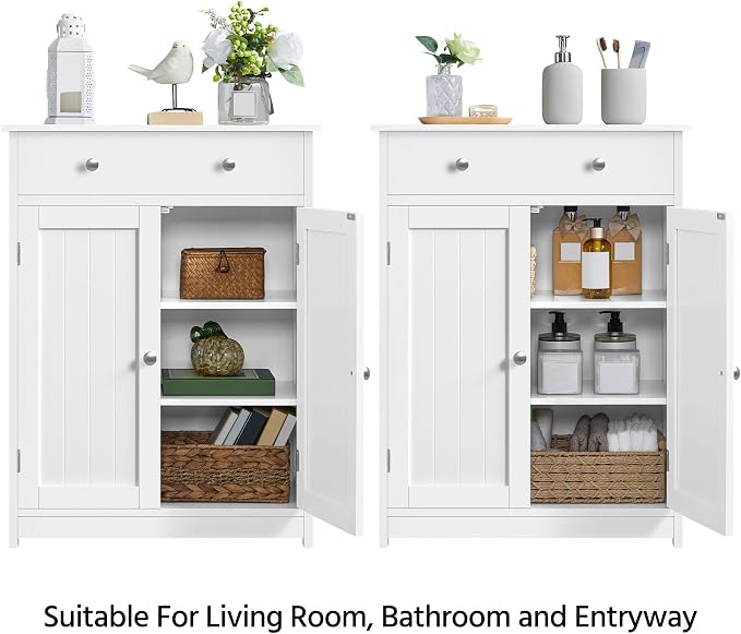 Yaheetech Small Bathroom Storage Cabinet - Image 6