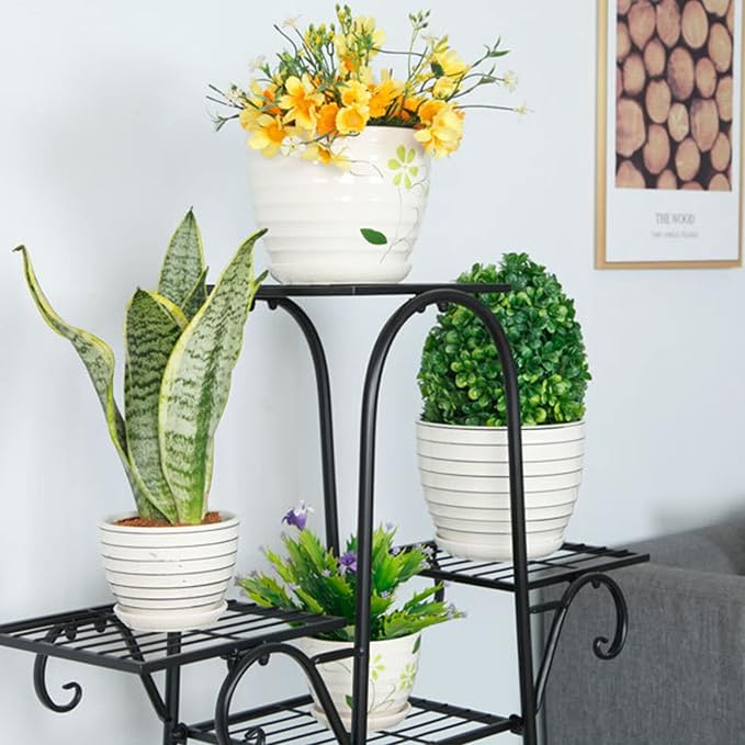7 Tier Metal Plant Stand Planter Rack, Iron Flower Pot Display Rack Plant Rack - Image 8