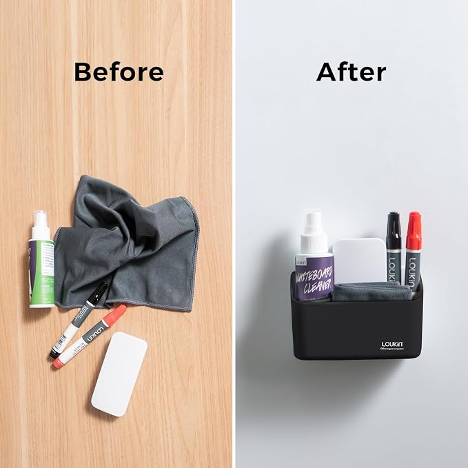 loukin Magnetic Marker Holder, Dry Erase Marker Holder, Remote Control Holder - Image 5