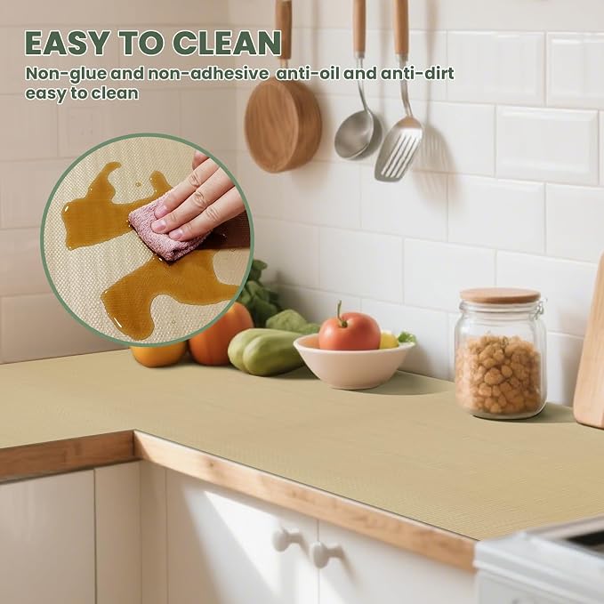 Drawer Liner and Shelf Liner for Kitchen Cabinet Liner Non-Adhesive Non-Slip - Image 8