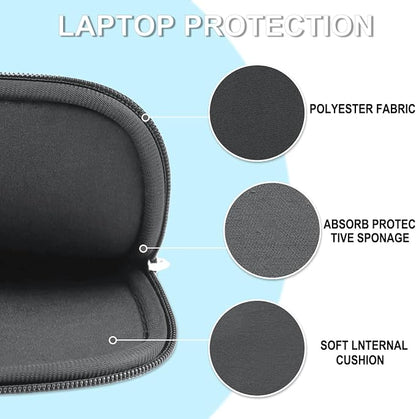 Laptop Sleeve Case 14 inch, Shockproof Protective Laptop Cover Carrying - Image 5