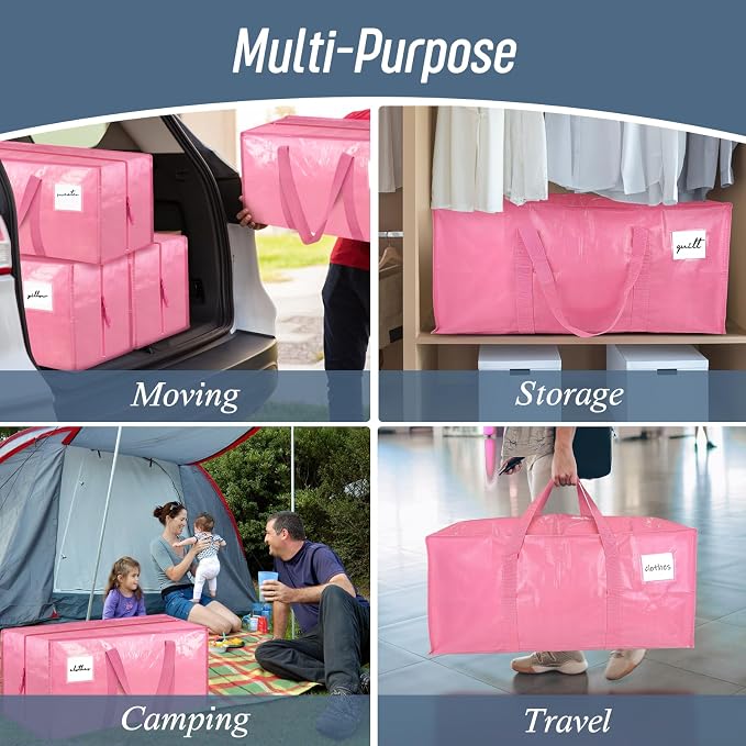 6 Pack Extra Heavy Duty Large Moving Bags - Image 7
