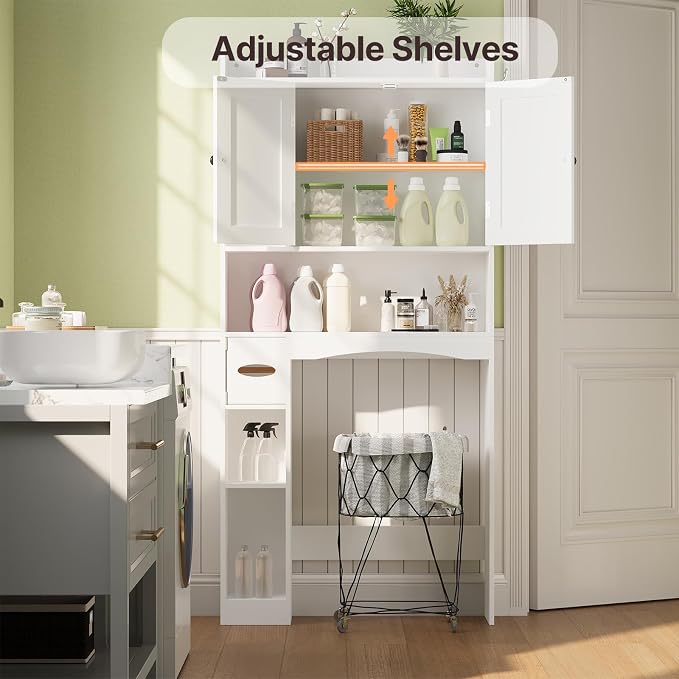 Gizoon 66''H Over The Toilet Storage Cabinet, - Image 3