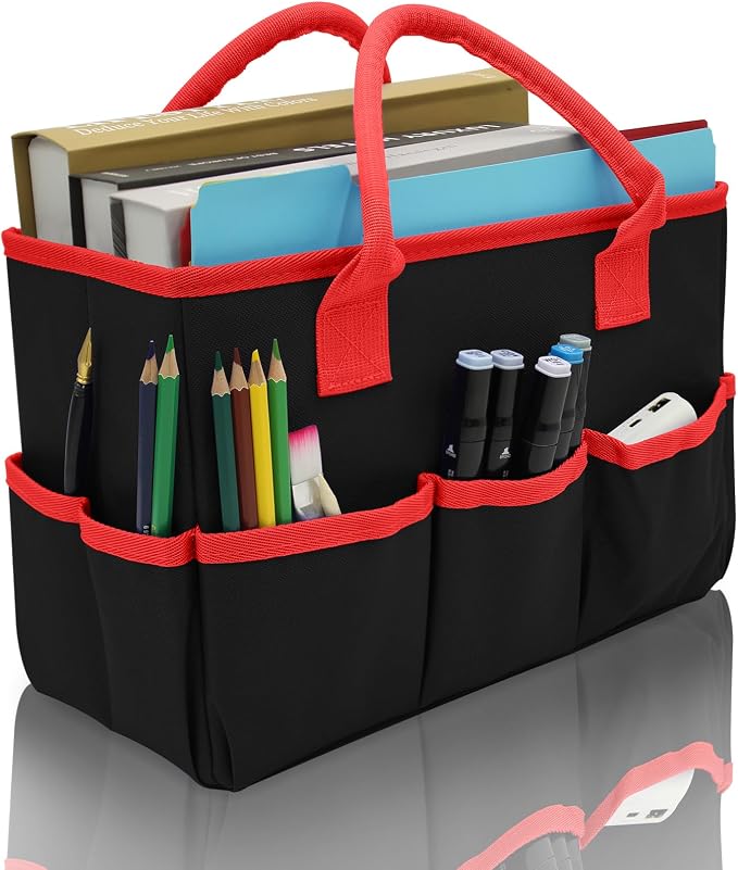Cupohus Art Organizer Craft Storage Tote Bag by Cupohus