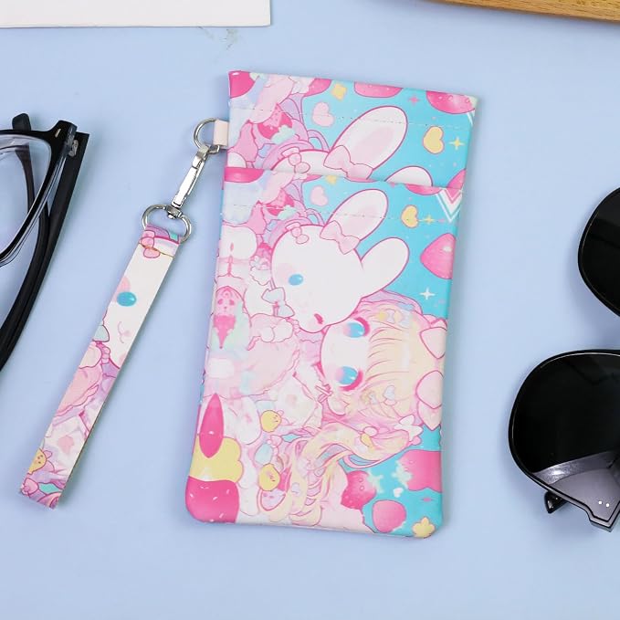 Double Eyeglass Case Soft Dual Glasses Case - Image 7