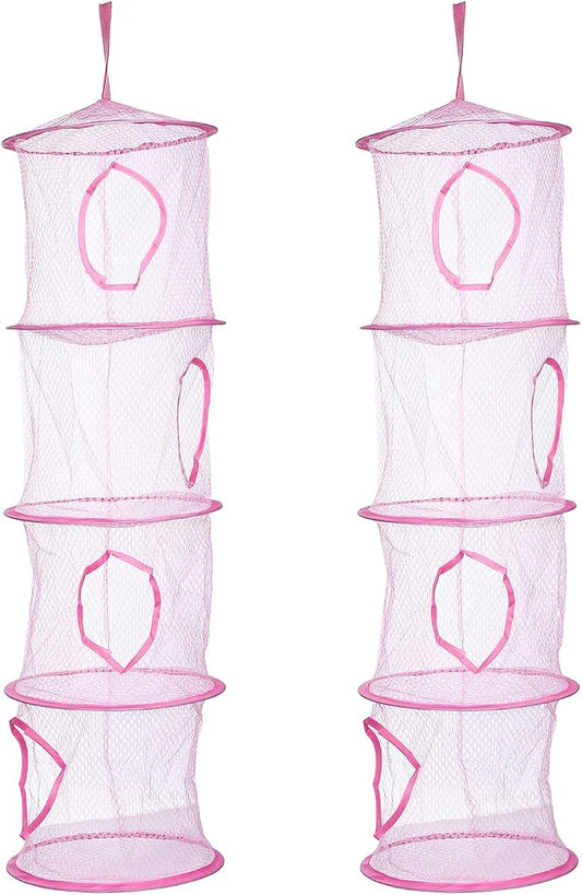 uxcell 2Pcs Mesh Hanging Storage Basket by uxcell